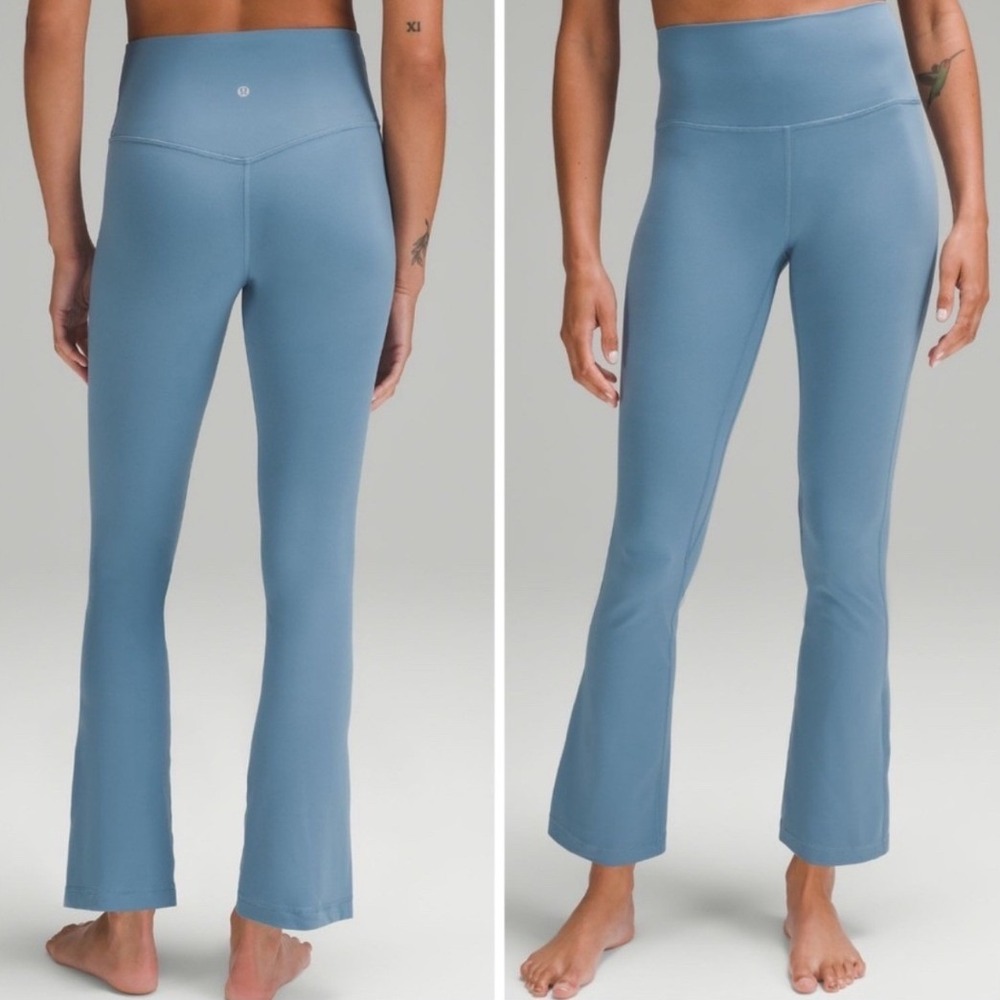 Lululemon Align High-Rise Mini-Flare Pant 28" Womens 6 Utility Blue LW5FCHS